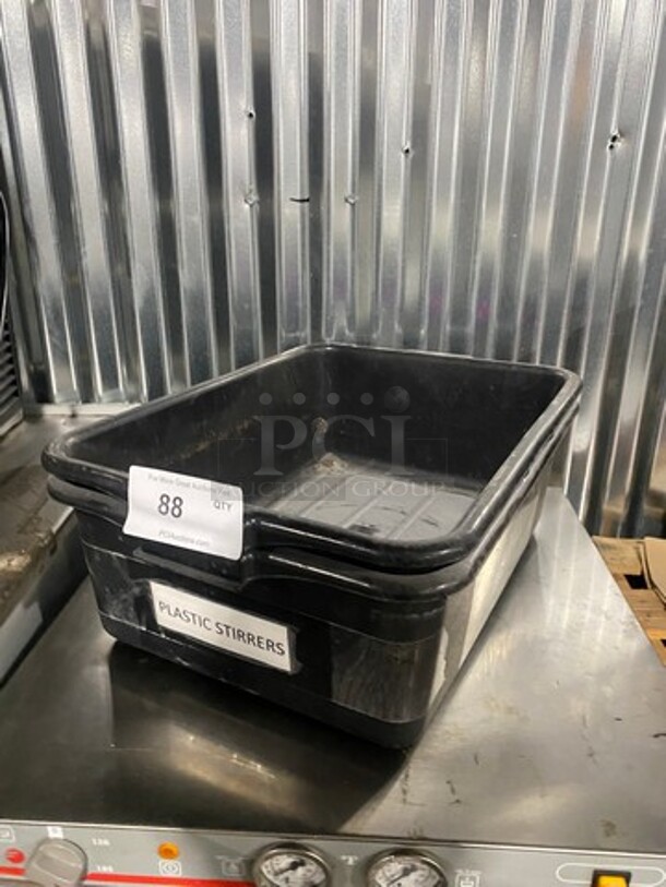 ALL ONE MONEY! Black Poly Bus Bins! - Image 4 of 4