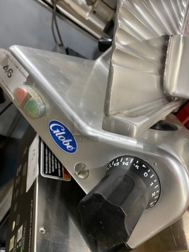 Globe Commercial Countertop Deli/ Meat Slicer! All Stainless Steel! Model: G12 SN: 534060 115V 60HZ 1 Phase - Image 7 of 8