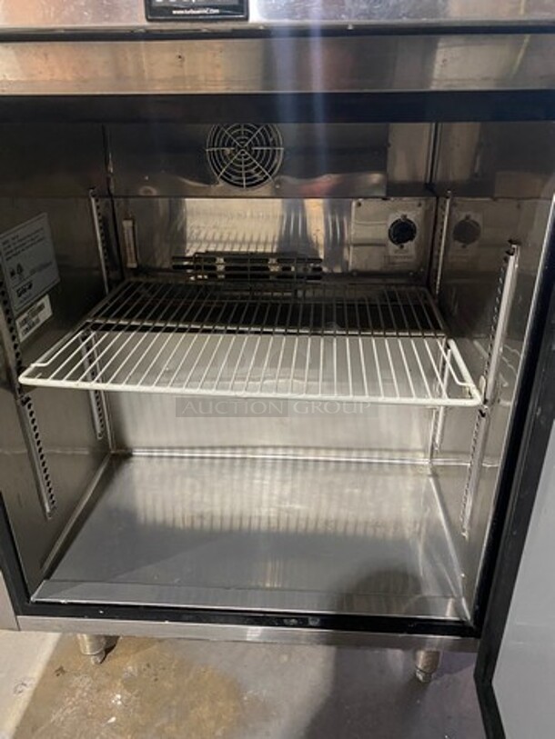 Turbo Air Commercial Single Door Lowboy/ Worktop Cooler! All Stainless Steel! Model: MUR28 SN: MU2RB03027 115V 60HZ 1 Phase - Image 5 of 10