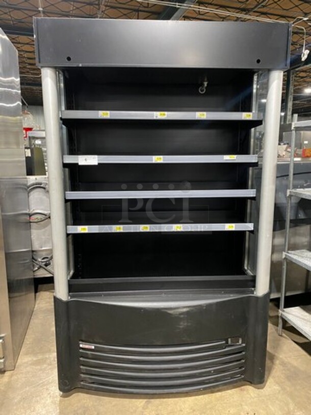 AHT Commercial Refrigerated Open Grab-N-Go Case Merchandiser! With View Through Sides! Model: GDXLS SN: 32158100000402 110/120V 60HZ 1 Phase