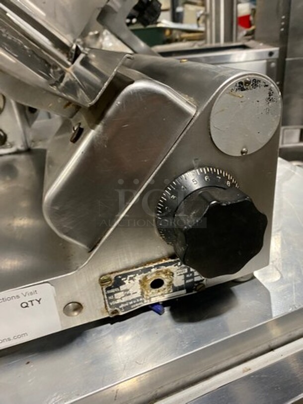 Globe Commercial Countertop Deli/ Meat Slicer! All Stainless Steel! - Image 6 of 9
