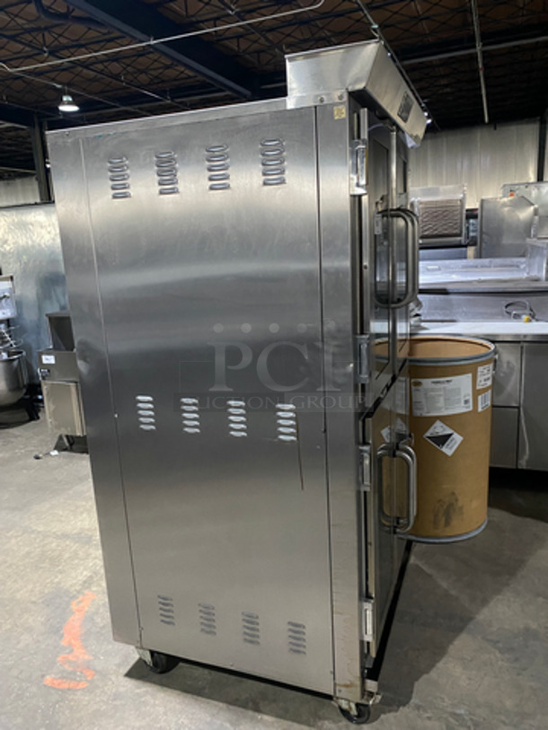 BEAUTIFUL! LATE MODEL! Doyon Baking Equipment Commercial Electric Powered Convection/Proofer Oven! With Steam Injection! With View Through Doors! With Metal Oven Racks! All Stainless Steel! On Casters! Model: JAOP6SL SN: 213550001211 208V 60HZ 3 Phase - Image 2 of 10