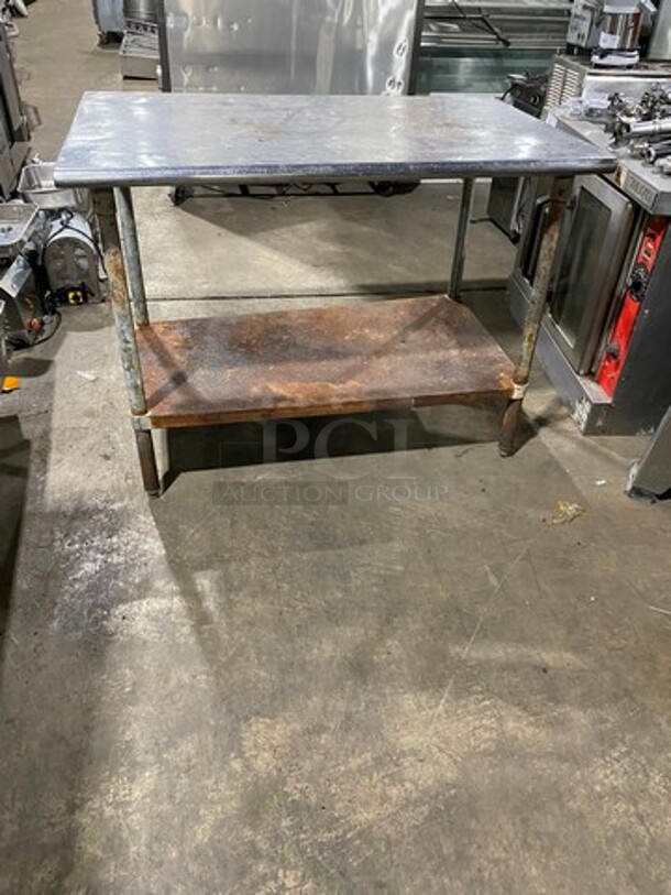 L & J Solid Stainless Steel Worktop Table! With Storage Space Underneath! - Image 4 of 7