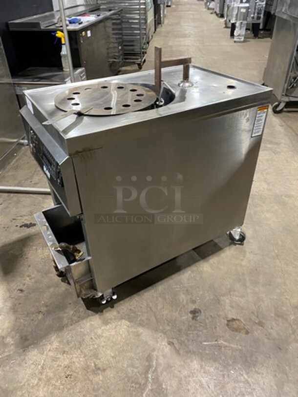 WOW! Giles Electric Powered Heavy Duty Open Fryer! With Automatic Lift And Basket! With Oil Filter System! Model: GEF400 SN: A909240817 208V 60HZ 3 Phase - Image 2 of 9