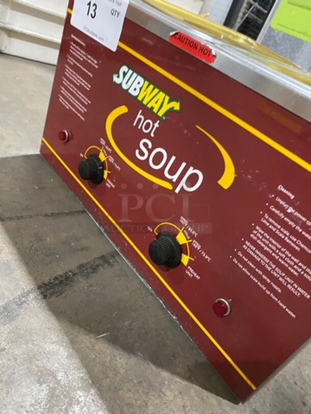 Nemco Commercial Countertop Soup Warmer! All Stainless Steel! Model: 6130SUB 120V - Image 7 of 9