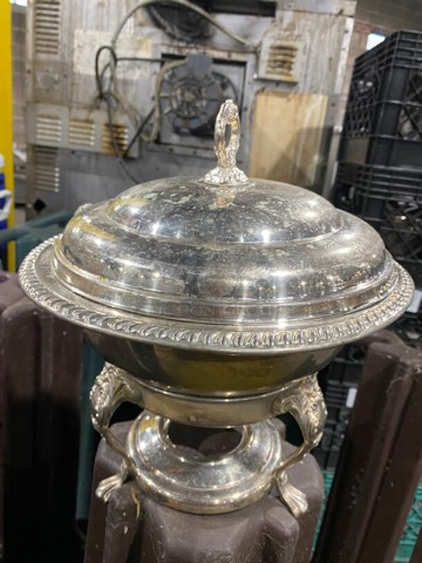 MUST HAVE! Countertop Chafer Dish Set! Chafer Stand, Food Pan And Food Pan Lid! 3x Your Bid! - Image 2 of 2