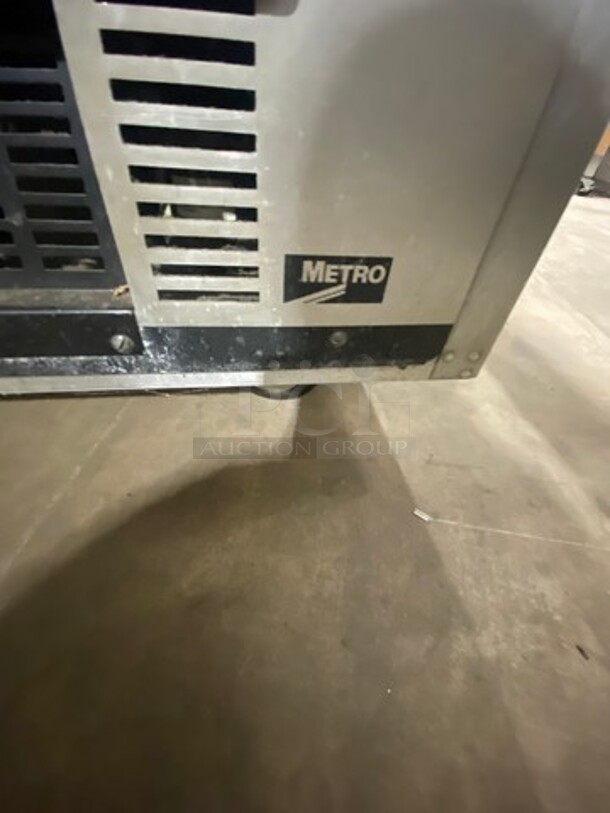 Sweet! Metro Commercial Heated Holding Cabinet/ Food Warmer! All Stainless Steel! On Casters! Model: C199HM2000 120V! Working When Removed!  - Image 7 of 9