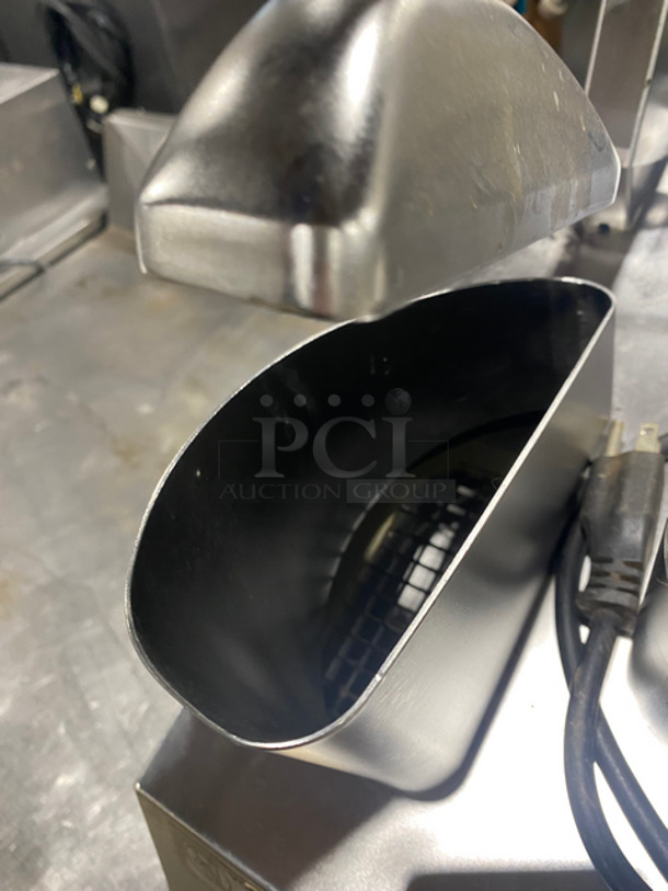 CELME Commercial Countertop Manual Vegetable Cutter/Slicer Machine! Perfect For Food Preparation! All Stainless Steel! Model: Chef600 SN: 12070002 115V 60HZ 1 Phase - Image 6 of 8