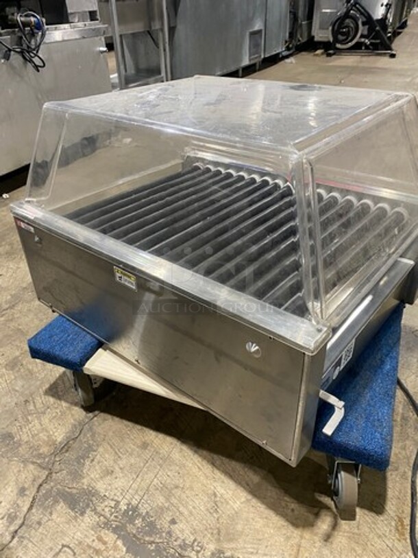 APW Wyott Commercial Countertop Hot Dog Roller Grill! All Stainless Steel! Model: HRSDI45 SN: HRS450821A0059 120V 60HZ 1 Phase - Image 4 of 8
