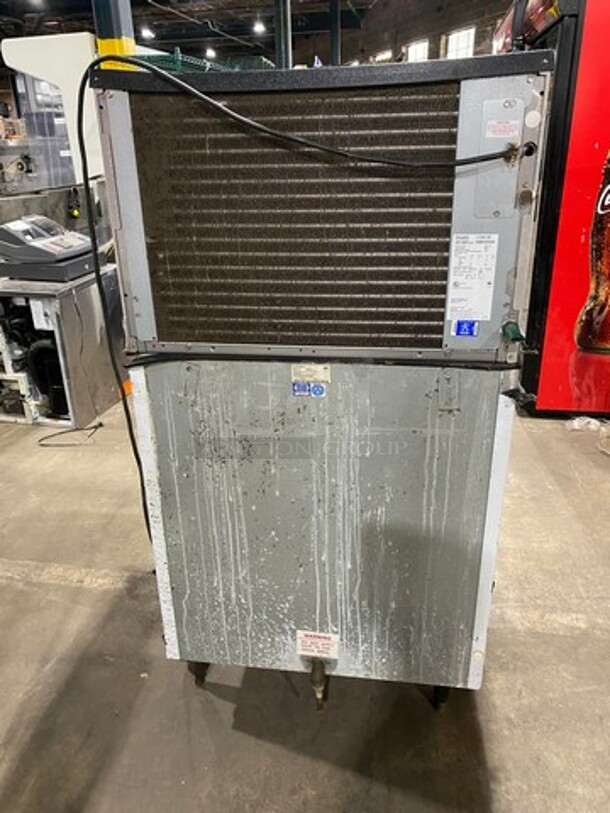 Ice-O-Matic Commercial Ice Maker Machine! With Commercial Ice Bin! All Stainless Steel! On Legs! Model: ICE0400HA6 SN: 16071280010104 115V 60HZ 1 Phase, Model: B40PSA SN: F30038138Z - Image 4 of 8