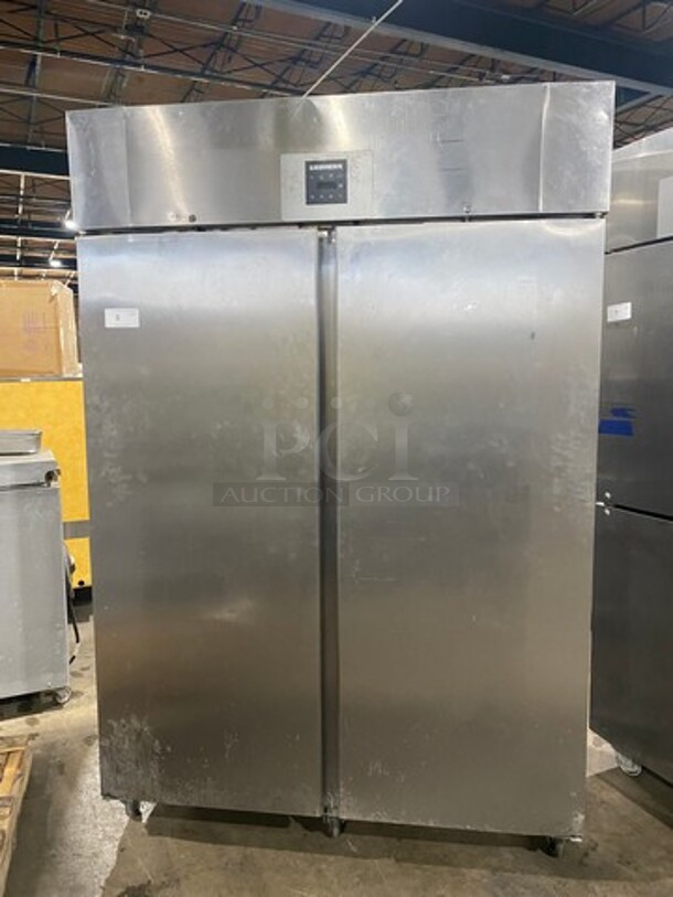 Liebherr Commercial 2 Door Reach In Cooler! All Stainless Steel! On Casters! Working When Removed! Model: GRT50S2HC SN: 849627970 115V - Image 1 of 10
