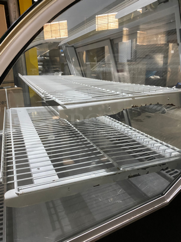 SWEET! Turbo Air Refrigerated Bakery Showcase! With Front Curved Glass And Glass Sliding Back Access Doors! With Poly Coated Racks! Electric! Model: TB4R SN: TB4REI021 115V 60HZ 1 Phase - Image 8 of 10