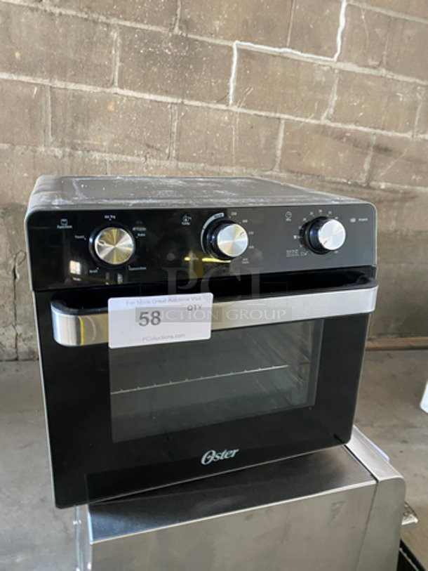 Oster Countertop Air Fryer Oven/ Grill Pan! With View Through Door! With Metal Rack! Model: TSSTTVMAF1 120V 60HZ