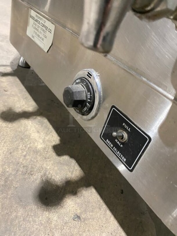 Curtis Commercial Countertop Dual Automatic Coffee Urn! All Stainless Steel! On Small Legs! Model: RU300 - Image 9 of 12