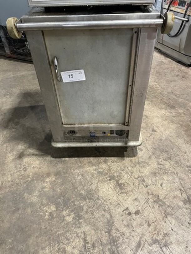 All Stainless Steel Under The Counter One Door Food Warming Cabinet! 115V 1 Phase! On Casters!  - Image 1 of 6