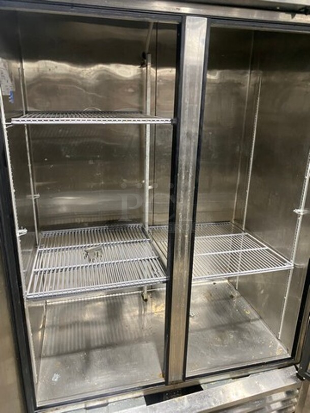 True Commercial 2 Door Reach In Cooler! With Poly Coated Racks! All Stainless Steel! WORKING WHEN REMOVED! Model: TS43 SN: 8773034 115V 60HZ 1 Phase - Image 5 of 10