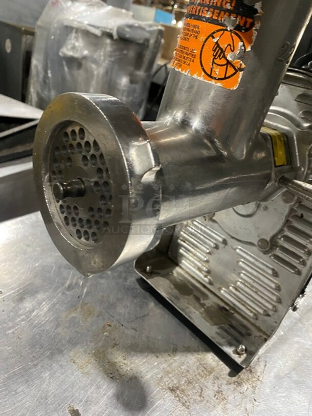 Weston Commercial Countertop Meat Grinder! All Stainless Steel! - Image 6 of 8