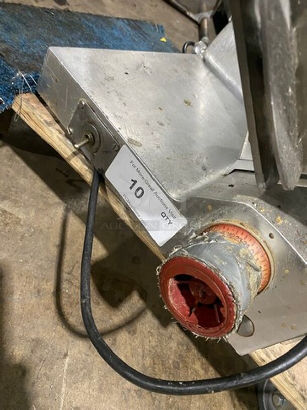 Fleetwood Commercial Countertop Deli/ Meat Slicer! All Stainless Steel! - Image 6 of 7