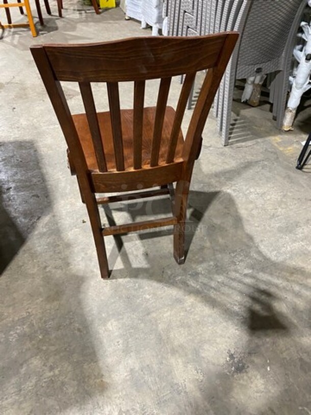 Brand New! Napa Solid Wood Walnut Finish Dining Chair! 3 X Your Bid! - Image 3 of 6