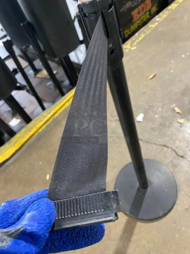 ALL ONE MONEY! Tensabarrier Retractable Belt Barrier! 1 Set of 6 Barriers! - Image 5 of 5