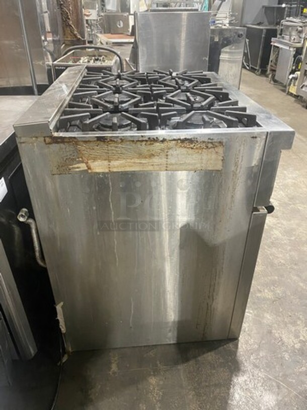 Thermador 6 Burner Stove! With Oven Underneath! Metal Oven Racks! Stainless Steel! - Image 2 of 8