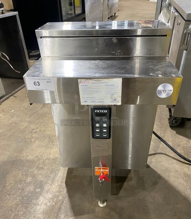 Fetco Model Stainless Steel Commercial Countertop Coffee Machine!