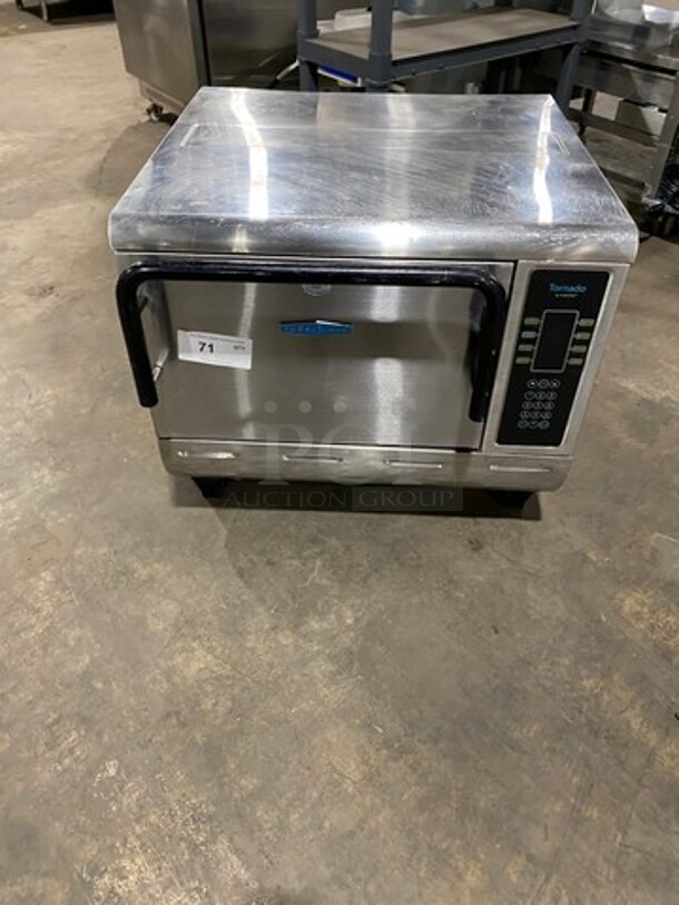 2011 Turbo Chef Commercial Countertop Rapid Cook Oven/ Microwave Oven! All Stainless Steel! Tornado Series Model: NGCD6 SN: NGCD6D10895 208/240V 60HZ 1 Phase
