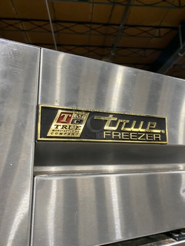 True Commercial 2 Door Reach In Freezer! With Poly Coated Racks! All Stainless Steel! WORKING WHEN REMOVED! Model: TS43F SN: 8893777 115V 60HZ 1 Phase - Image 9 of 10