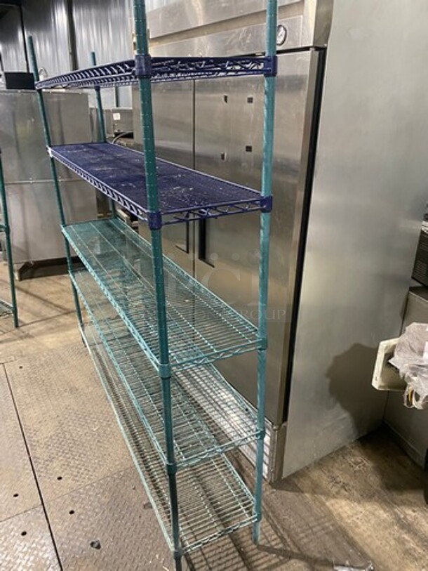 Nexel 5 Tier Shelf! On Legs! BUYER MUST DISMANTLE! PCI CANNOT DISMANTLE FOR SHIPPING! PLEASE CONSIDER FREIGHT CHARGES! - Image 2 of 8