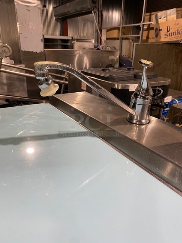 Coldelite Commercial 3 Handle Soft Serve Ice Cream Machine! All Stainless Steel! On Casters! Model: UF820 SN:225881 208V 3PH - Image 8 of 11