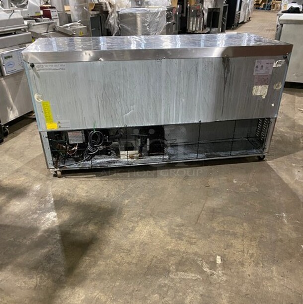 Ikon Stainless Steel Commercial 3 Door Undercounter Freezer on Commercial Casters! MODEL KUC72F SN: KUC72F9024462 115V  - Image 4 of 7