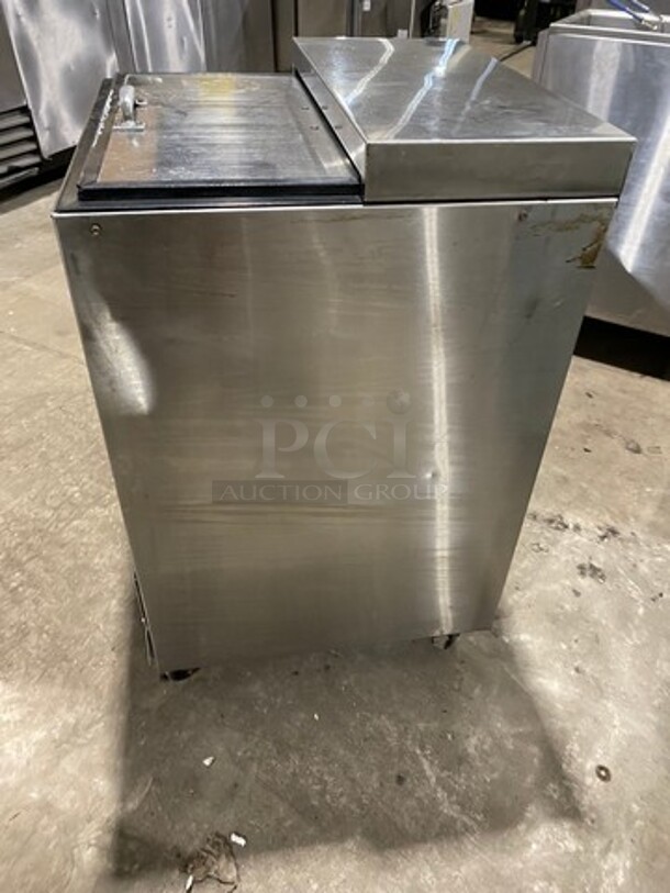 Perlick Commercial Beer Bottle Cooler! With Sliding Top Door! All Stainless Steel! Model: BC24SS 115V 1 Phase - Image 4 of 8