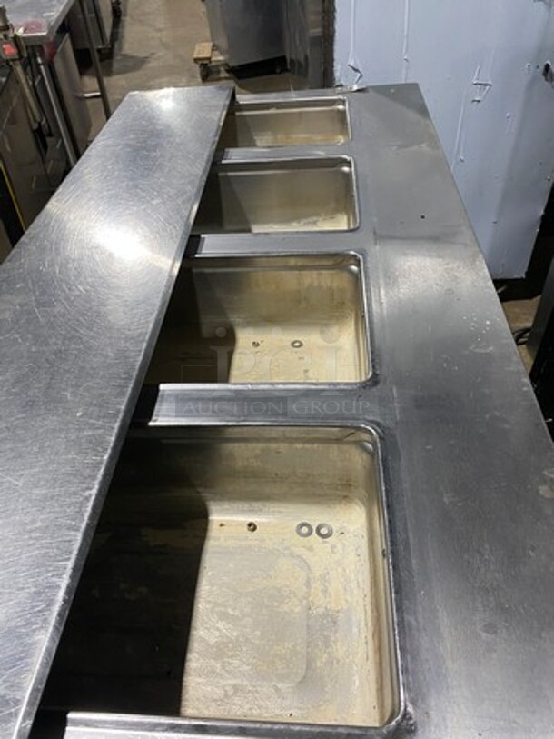 Randell Commercial Electric Powered 4 Well Steam Table! With Storage Space Underneath! All Stainless Steel! On Casters! WORKING WHEN REMOVED! Model: 3614 SN: J12574211 208V 60HZ 3 Phase - Image 5 of 11