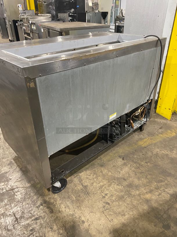 Beverage Air Commercial Refrigerated Sandwich Prep Table! With 2 Door Underneath Storage Space! With Poly Coated Racks! All Stainless Steel! On Casters! Model: SPE4812 115V 60HZ 1 Phase - Image 4 of 8