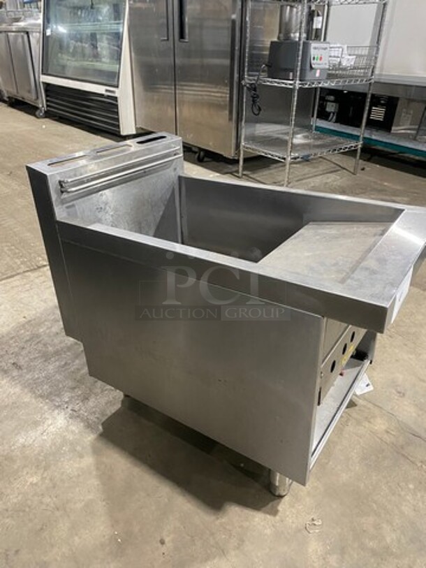 Commercial Natural Gas Powered Deep Fat Fryer! All Stainless Steel! On Legs! - Image 2 of 7
