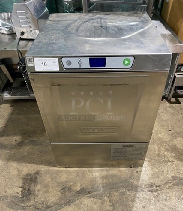 Hobart Commercial Undercounter Heavy Duty Dishwasher! All Stainless Steel! - Image 1 of 8