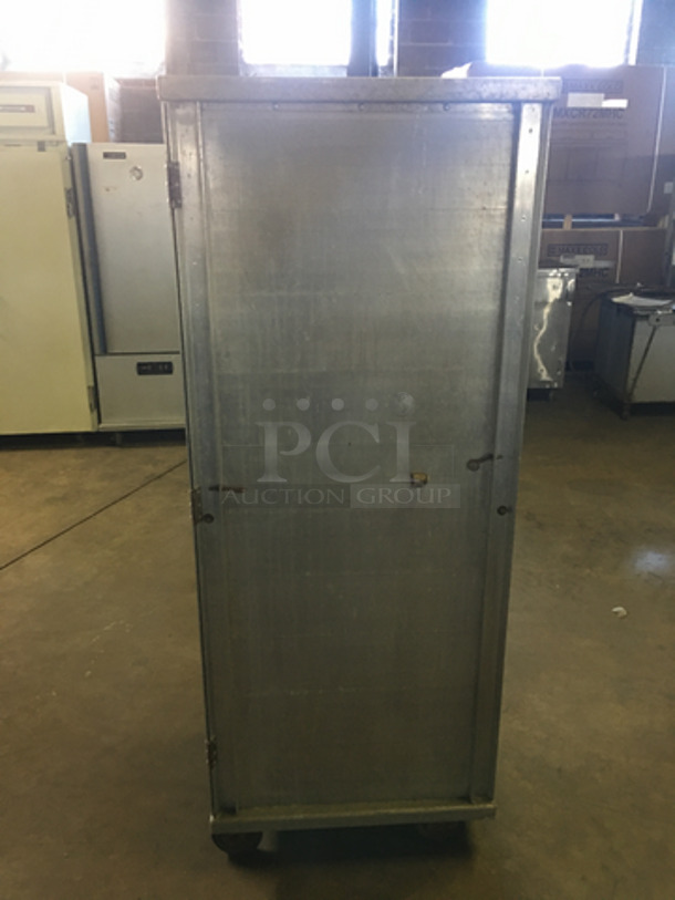 Cres Cor Commercial Single Door Enclosed Pan Transport Rack! Holds Up To Full Size Trays/Pans! With View Through Door! All Stainless Steel! On Casters! - Image 2 of 6