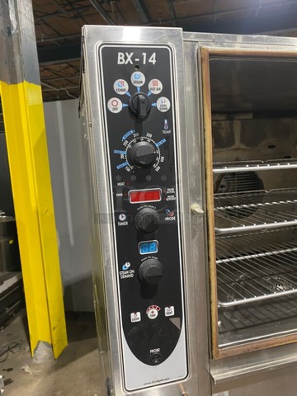 Sweet! Blodgett Double Full Size Natural Gas Powered Boilerless Combi Oven! Model   BX-14G! All Stainless Steel  On casters! 130,000 BTU Double-Stack! 2 X Your Bid Makes One Unit!  - Image 6 of 10