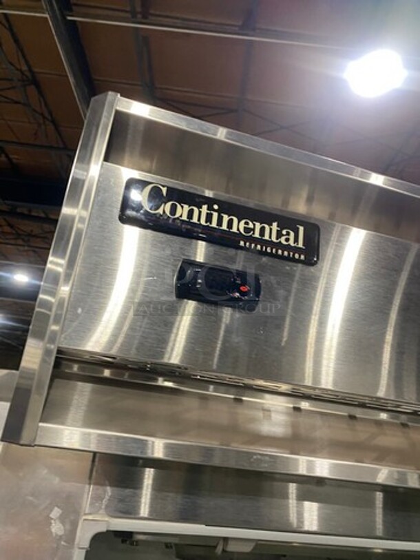 Continental Commercial Single Door Reach In Cooler Merchandiser! With View Through Door! Poly Coated Racks! Model: 1RXGD SN: 15828097 115V 60HZ 1 Phase - Image 8 of 9