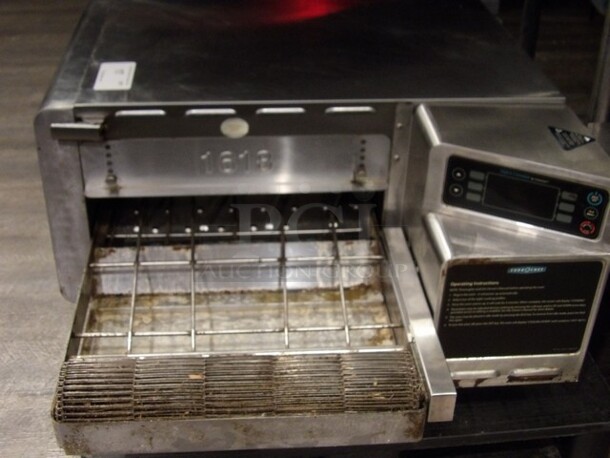 Turbo Chef High H Conveyor Pizza Oven, Not Tested. 

MFG June 2020
Model - HCS1618

4'x2'8"x1'6"
 - Image 3 of 6