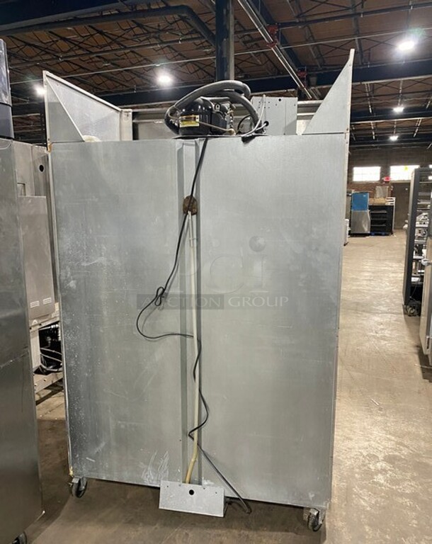Continental Commercial 2 Door Reach In Cooler! Solid Stainless Steel! On Casters! Working When Removed! MODEL 2R SN:15499645 115V 1PH - Image 2 of 10