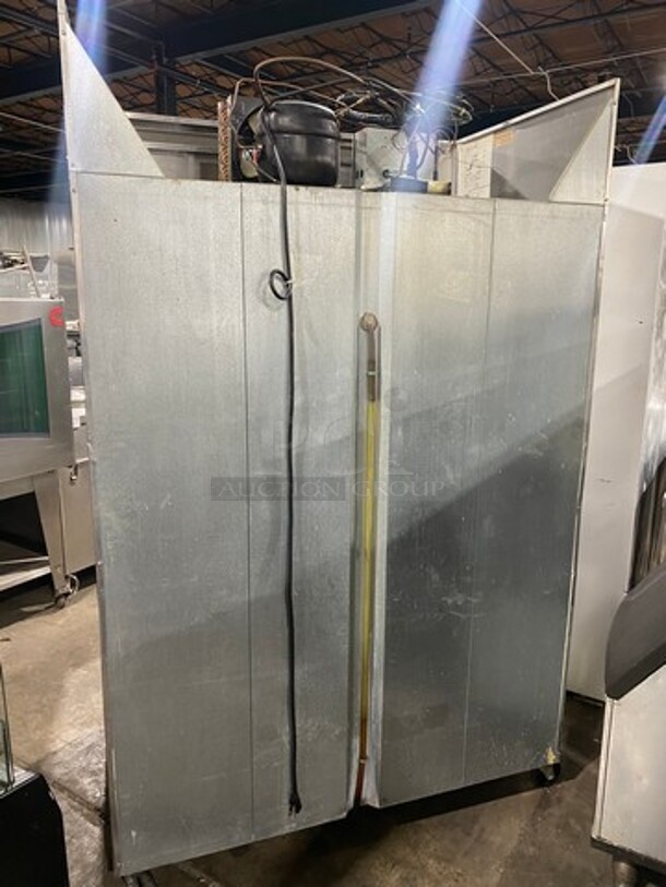Continental Commercial 2 Door Reach In Freezer! All Stainless Steel! On Casters! Model: 2F SN: 14810068 115V 60HZ 1 Phase - Image 3 of 9