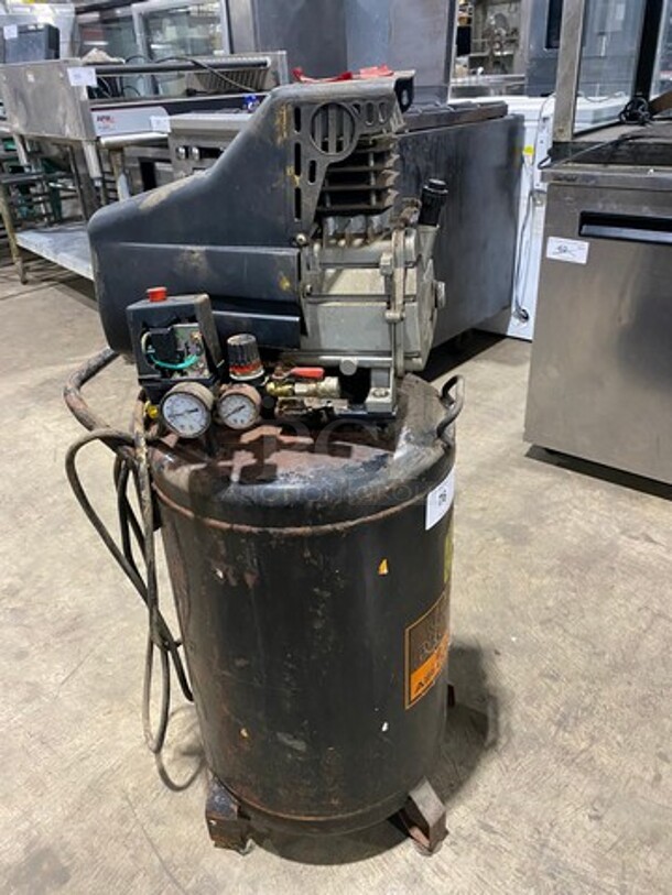 Central Pneumatic Commercial Air Compressor! On Legs! - Image 2 of 8
