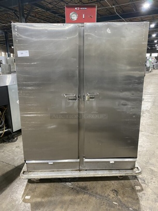 WOW! Carter Hoffman Two Door Warming/Proofing Cabinet! All Stainless Steel! On Casters!Model:TH-U  120V!