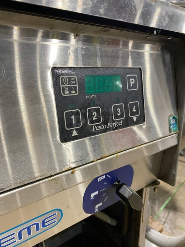 Pitco Solstice Supreme Stainless Steel Commercial Floor Style Pasta Cooker With Digital Control! On Legs! MODEL SSPE14 - Image 7 of 9