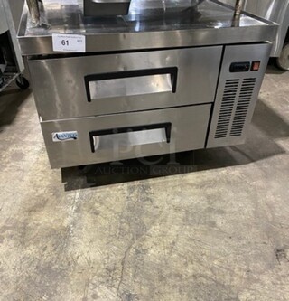 Avantco Commercial Refrigerated 2 Drawer Chef Base! All Stainless Steel! On Casters! Model: 178CBE36HC SN: 6188260121100707 115V