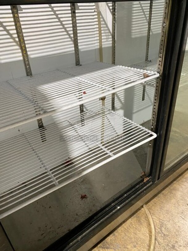NICE! Cool Tech Commercial 4 Door Reach In Cooler Merchandiser! With View Through Doors! With Poly Coated Racks! NO COMPRESSOR, REMOTE COMPRESSOR! Model: CUST60SG SN: L62620 120V 60HZ 1 Phase - Image 10 of 10