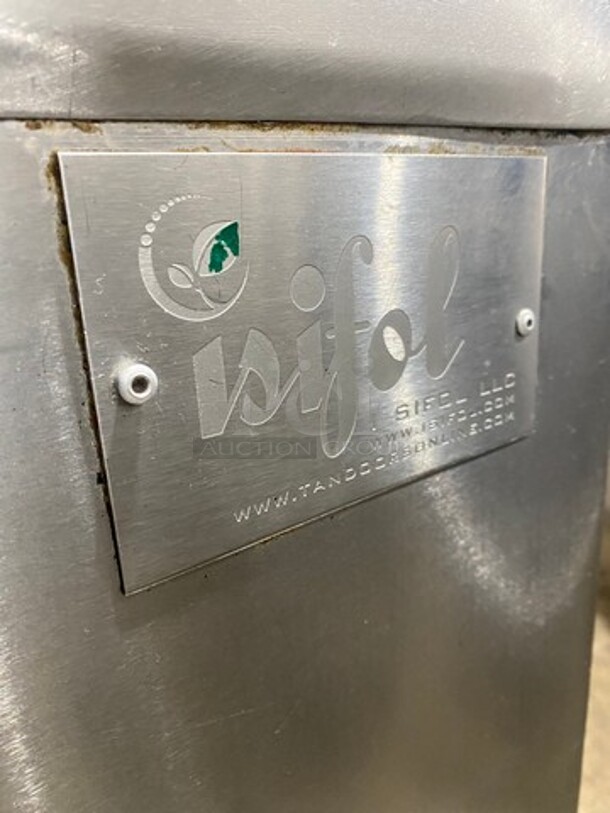NICE! Sifol Commercial Gas Powered Tandoor Oven! With Lid! Solid Stainless Steel! - Image 7 of 8