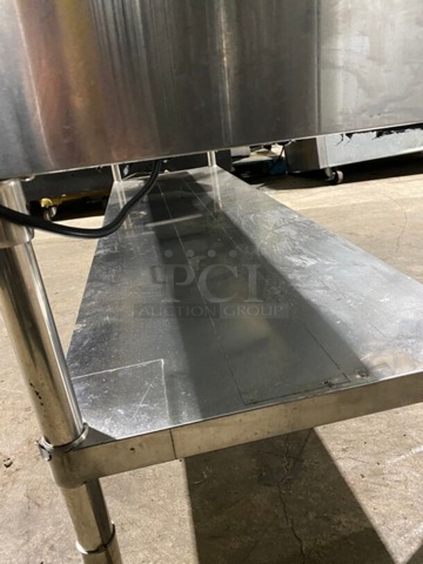 LATE MODEL! LIKE NEW! 2021 Cookrite Commercial Electric Powered 5 Well Steam Table! With Sneeze Guard! With Commercial Cutting Board! With Storage Space Underneath! All Stainless Steel! On Legs! Model: CSTEB5 SN: CSTEB5C2104050004 240V 1 Phase! Working When Removed! - Image 7 of 12