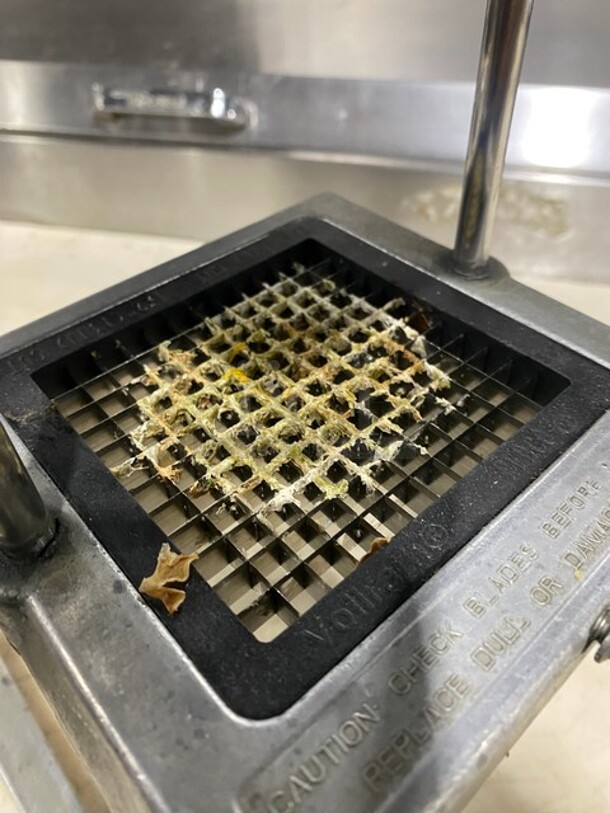 Redco Commercial Countertop Metal Manual Potato/French Fry Cutter! - Image 3 of 5